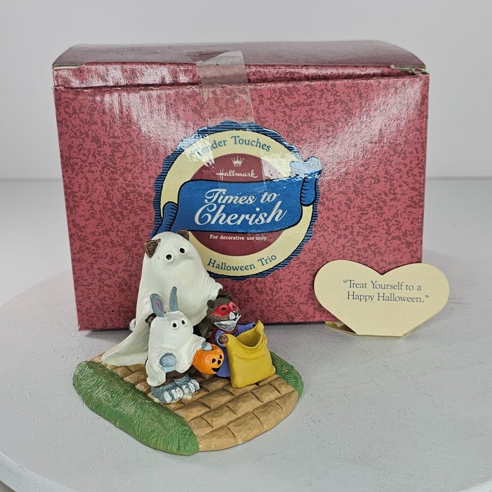 Hallmark Tender Touches Times To Cherish Halloween Trio Decorative Figurine